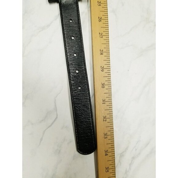 Hobo International  Black Leather Belt ruffles size‎ Medium - Picture 13 of 16